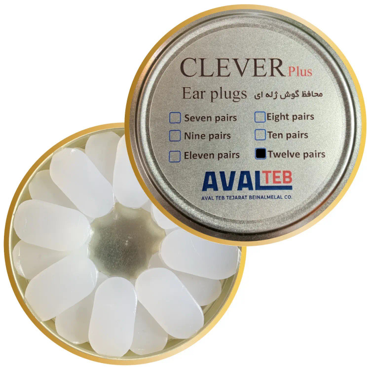گوش گیر ژله ای 12 جفت CLEVER plus