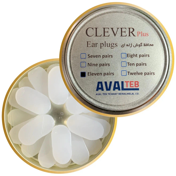 گوش گیر ژله ای 11 جفت CLEVER plus