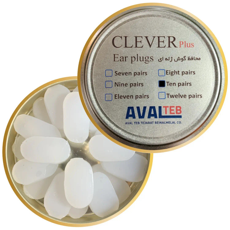 گوش گیر ژله ای 10 جفت CLEVER plus