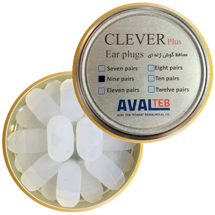 گوش گیر ژله ای 9 جفت CLEVER plus