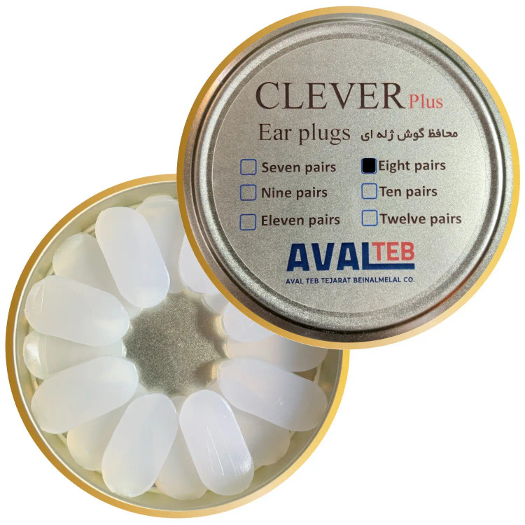 گوش گیر ژله ای 8 جفت CLEVER plus