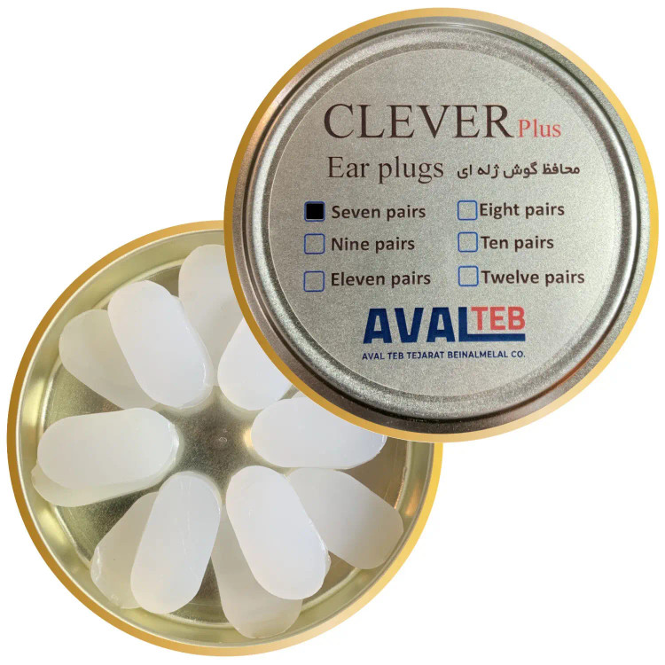 گوش گیر ژله ای 7 جفت CLEVER plus