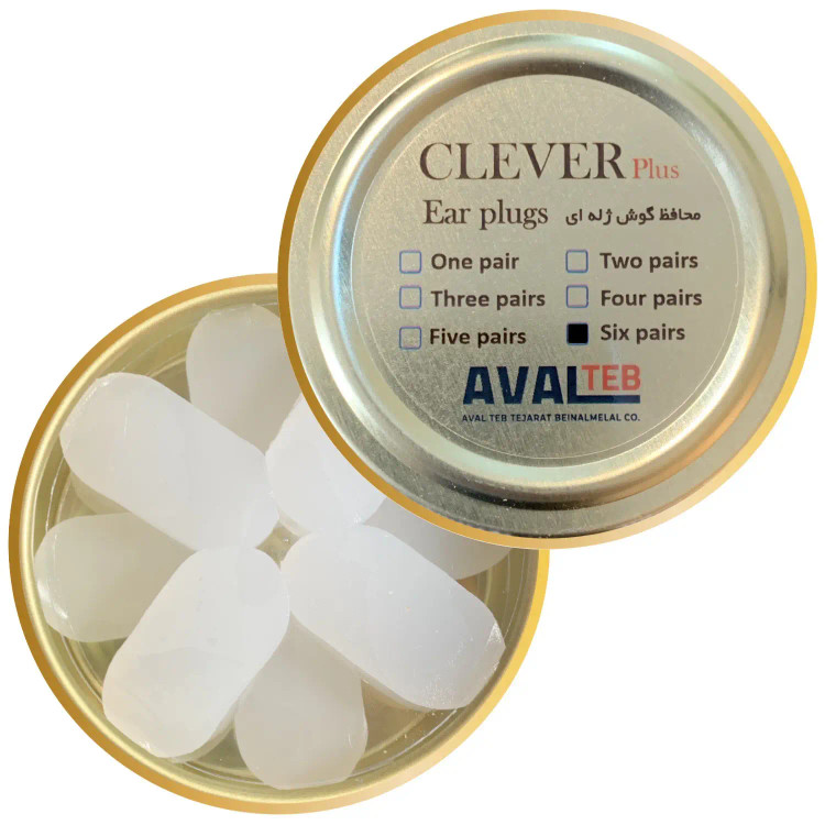 گوش گیر ژله ای 6 جفت CLEVER plus