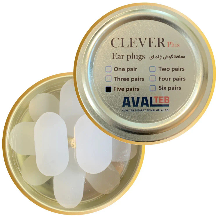 گوش گیر ژله ای 5 جفت CLEVER plus