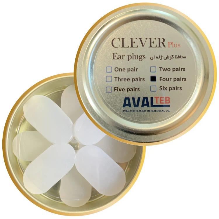 گوش گیر ژله ای 4 جفت CLEVER plus