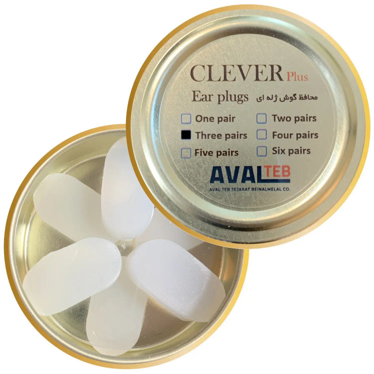 گوش گیر ژله ای 3 جفت CLEVER plus
