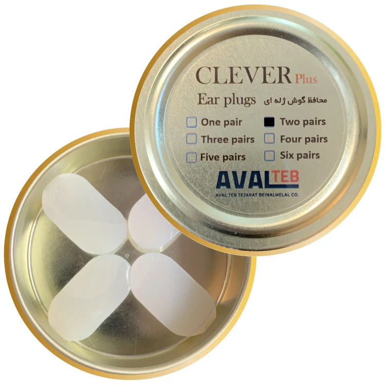 گوش گیر ژله ای 2 جفت CLEVER plus